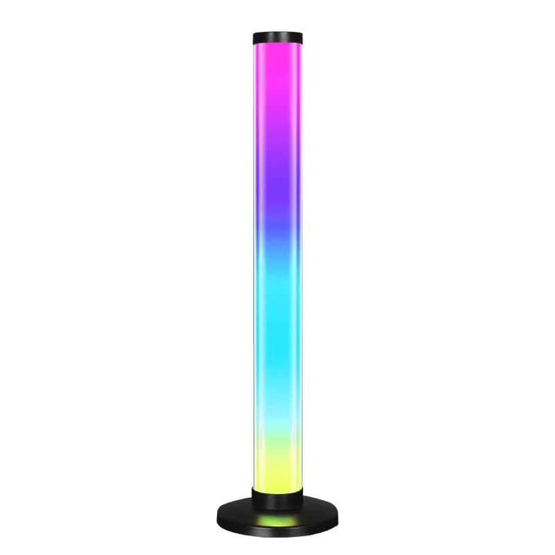 Lampka biurkowa USB RGB 360° reagująca na dźwięk, światło ambientowe