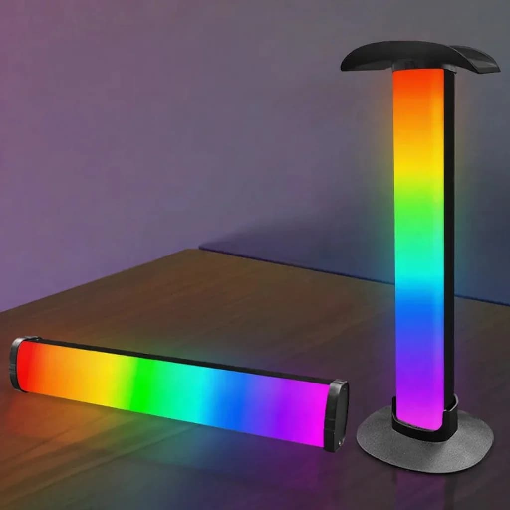 Gamingowa lampka atmosferyczna RGB ze stojakiem na słuchawki i synchronizacją dźwięku