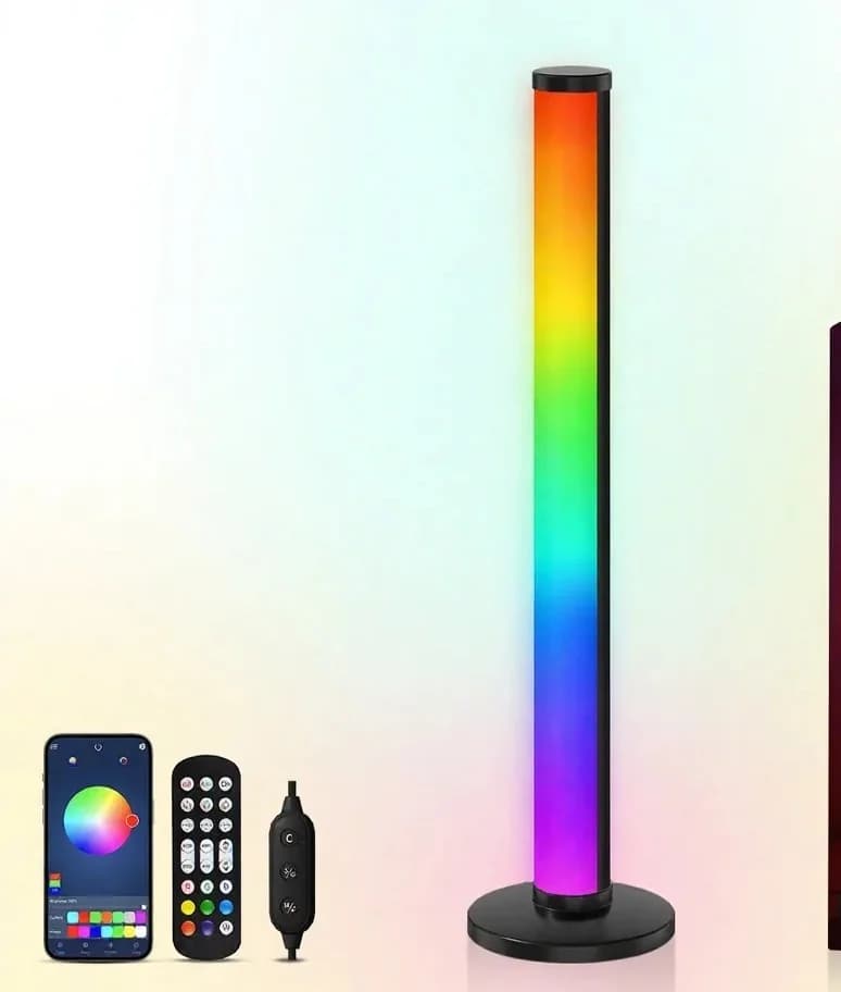 Lampka biurkowa RGB LED reagująca na dźwięk z aplikacją