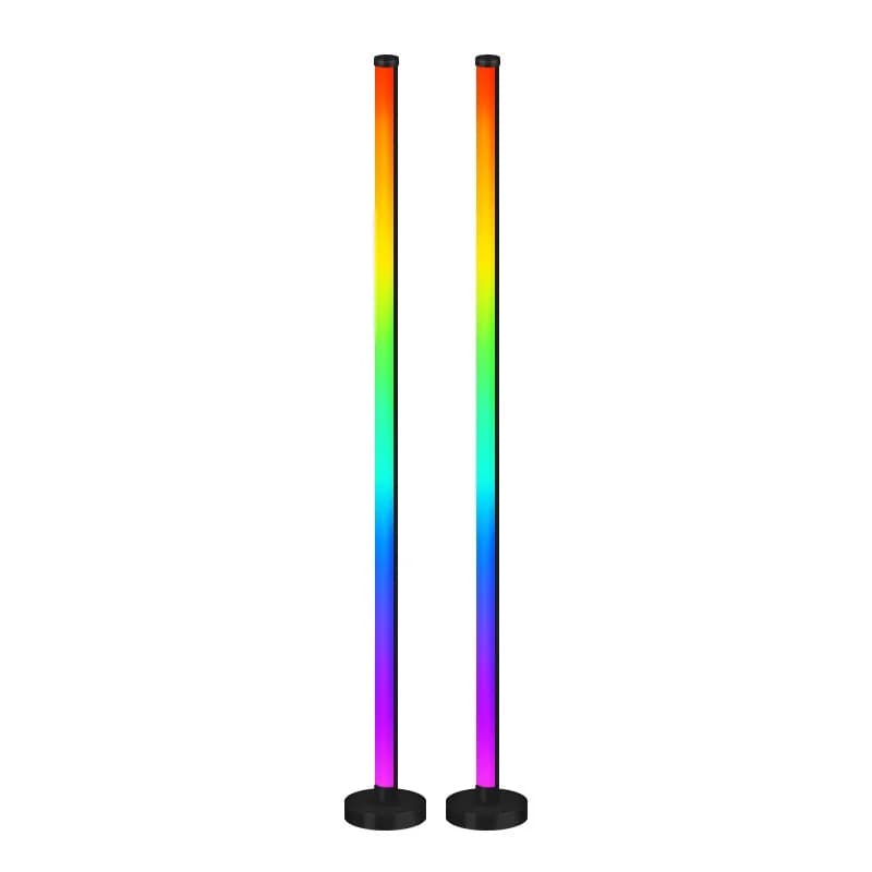 Lampa stojąca RGB z synchronizacją muzyki, sterowanie aplikacją i pilotem