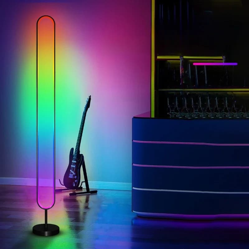 RGB LED Lampa Atmosferyczna Aktywowana Dźwiękiem ze Sterowaniem Aplikacją