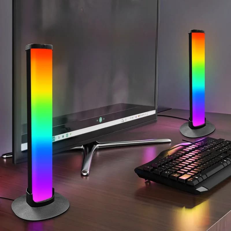 Gamingowa lampka atmosferyczna RGB ze stojakiem na słuchawki i synchronizacją dźwięku