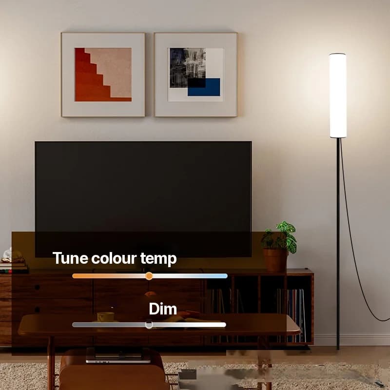 Lampa stojąca LED z regulowaną wysokością i statywem
