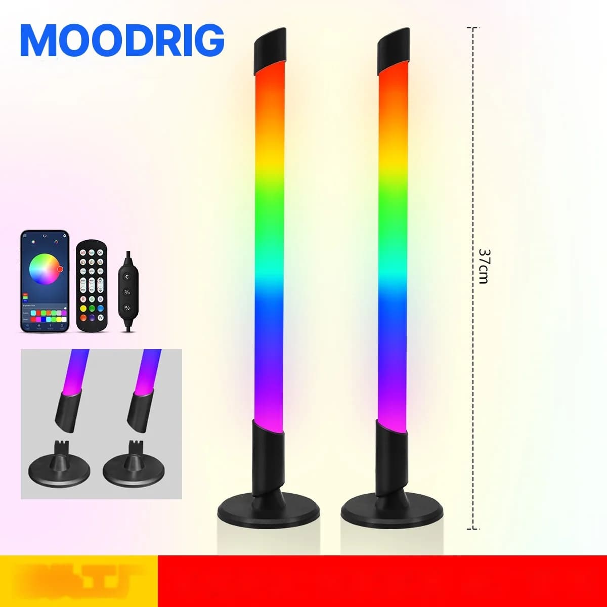 Podświetlenie RGB na biurko z synchronizacją muzyki USB