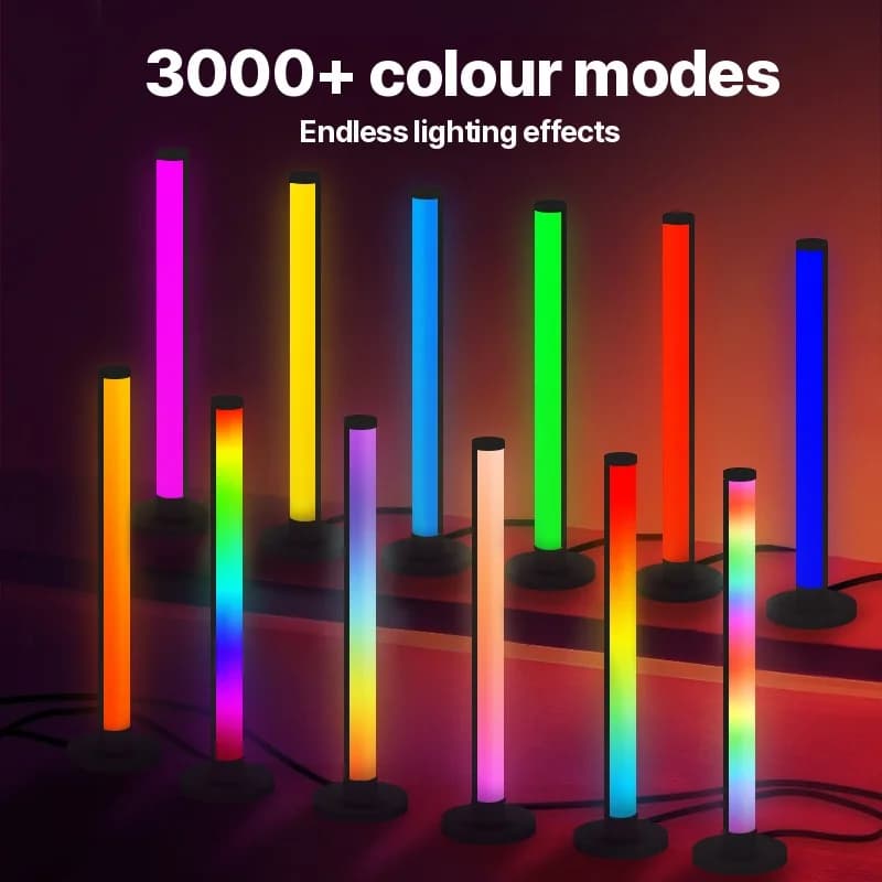 Lampka biurkowa RGB LED reagująca na dźwięk z aplikacją