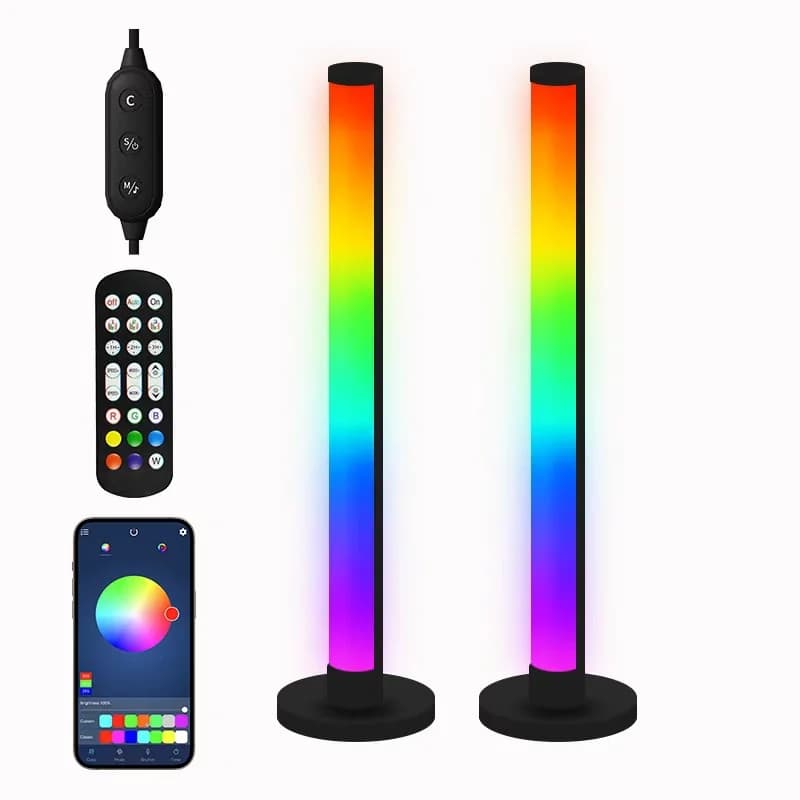 Lampka biurkowa RGB LED reagująca na dźwięk z aplikacją