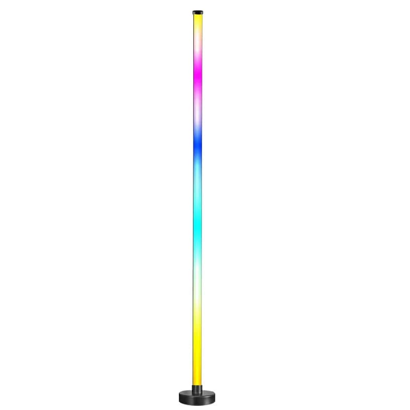 Narożna lampa stojąca LED RGB z synchronizacją muzyki, sterowaniem aplikacją i pilotem