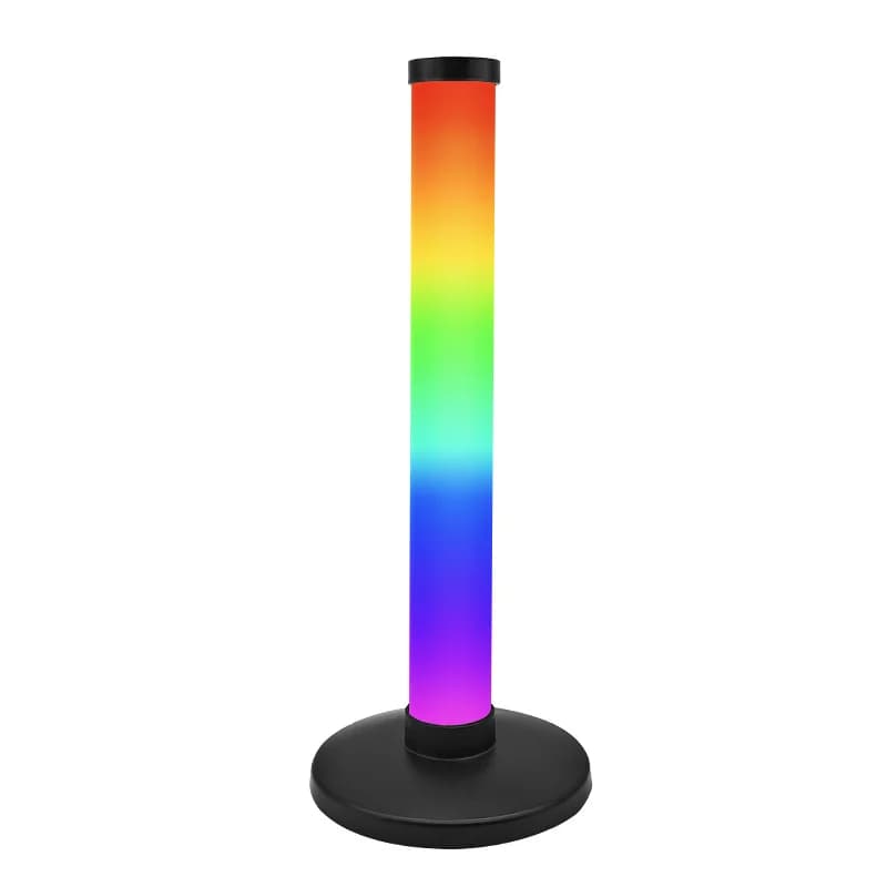 Lampka atmosferyczna RGB reagująca na dźwięk do stanowiska gamingowego